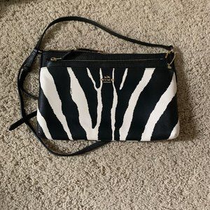 COACH Zebra Print Crossbody